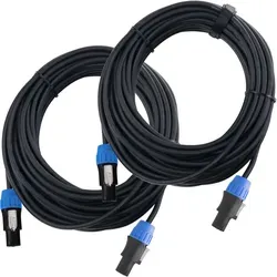 Pronomic pro-line BOXSP2-10 Lautsprecherkabel - HiFi-Kabel - Professionelles Boxenkabel mit 2x 2,5 mm² Aderquerschnitt, 10 m lang und 2-Pol Speakon-kompatibel für optimale Klangübertragung.