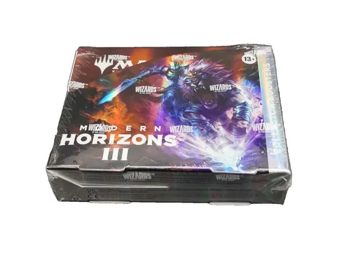 Magic Modern Horizons 3 Collector Display (12 Booster) - NEU - TCG OVP Displays, enthält 12 Booster der neuen Edition Modern Horizons 3 für ein aufregendes Spielerlebnis in Englisch.
