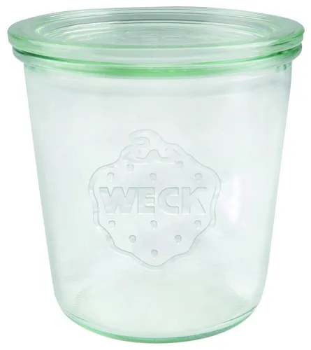 WECK Einmachglas Weck Sturzglas 500 ml - 6 Stück, ideal zum Einkochen - Vorratsgläser, 500 ml Fassungsvermögen, perfekt für die schonende Konservierung von Lebensmitteln.