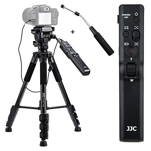 JJC Kompaktes Fernbedienungsstativ ersetzt VCT-VPR1 für Sony Alpha A9 A7R IV A7 III A7S II A6000 A6600 A6500 A6400 A6300 A6100 ZV-1 RX100 VII VI RX10 HDR-CX405 CX440 CX455 CX675 CX900