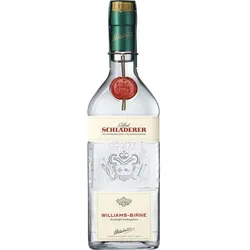 Schladerer Williams-Birne 40% 0,7l - Obstbrände - Genieße den vollmundigen Geschmack von sonnengereiften Williams-Christ-Birnen aus dem Markgräflerland, schonend verarbeitet für ein intensives Aroma.
