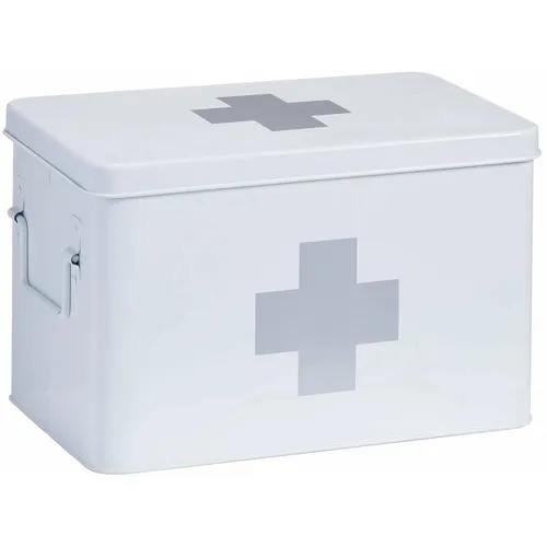 Zeller Present Medizinbox - Aufbewahrungsboxen für Medikamente, mit 5 Fächern, abnehmbarem Deckel und praktischem Tragegriff - ideal für Freizeit und Wellness.