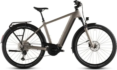Cube Nuride Hybrid Pro 800 Wh E-Bike 28" - Diamant in flashstone'n'chrome - E-Bike der Kategorie City mit 800 Wh Akku für lange Fahrten, ideal für komfortable Stadt- und Freizeitfahrten.