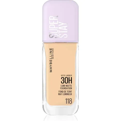 MAYBELLINE NEW YORK SuperStay Lumi-Matte 35 ml - Make-up für Damen mit langanhaltendem Effekt, bietet hervorragende Abdeckung und sorgt für einen makellosen Teint, ideal für jeden Look.