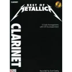 Best of Metallica für Klarinette [Mit CD (Audio)] - Diese exklusive Sammlung enthält zwölf Songs für Klarinette, ideal für leidenschaftliche Musiker, die die kraftvollen Melodien der legendären Band erleben möchten.