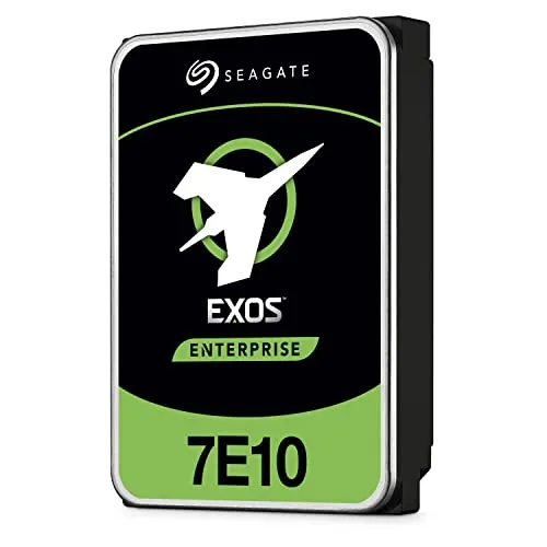 Seagate Exos 7E10 ST10000NM017B - 10 TB interne Festplatte, 7200 RPM, ideal für anspruchsvolle Massenspeicheranwendungen