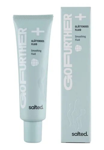 salted. Gesichtsfluid Glättendes Konturenfluid - Feuchtigkeitscreme für alle Hauttypen, straffend und feuchtigkeitsspendend, ideal für empfindliche Haut, ohne Duftstoffe und Clean Beauty.