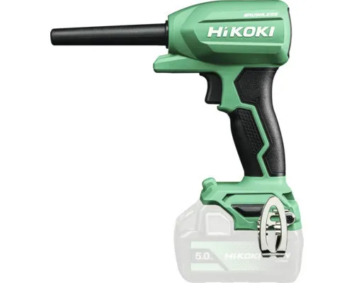 HiKOKI Akku Gebläse Solo 18V - Leistungsstarkes Reinigen und Aufblasen - Laubgeräte mit 18V Brushless Motor für hohe Leistung, variable Luftstromregelung und ca. 19 Minuten Laufzeit - ideal für vielseitige Anwendungen.