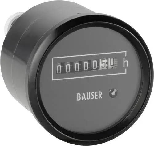 Bauser 588.2/008-021-0-1-001 DC-Betriebsstundenzähler rund - Sonstige Messtechnik, präzise Messung der Betriebsstunden für eine zuverlässige Fahrzeugtechnik.