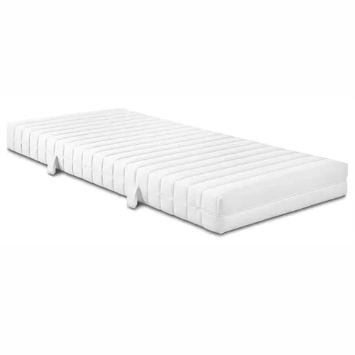 Bodyprotect Comfort Line 7-Zonen Federkernmatratze 90 x 200 cm H2 - Ergonomische 7-Zonen Federkernmatratze mit 400 Tonnentaschenfedern für optimale Druckentlastung. Der abnehmbare Bezug ist hygienisch waschbar bis 95 °C und sorgt für ein angenehmes Schlafklima. Ideal für alle Schlafpositionen.