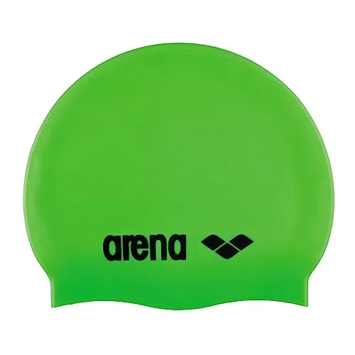 ARENA Jungen Classic Badekappen, Acid Lime-Black (65), Einheitsgröße EU