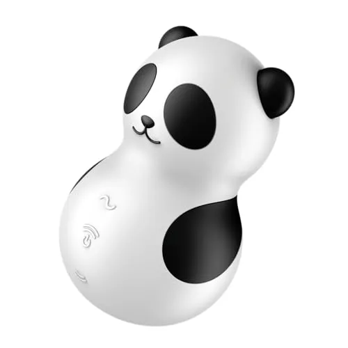 Satisfyer Pocket Panda | 9 cm | Auflegevibrator | Klitoris-Stimulation | 2:1 - Druckwellen & Vibration | Wiederaufladbar | Wasserdicht (IPX7) | Hautfreundliches Silikon
