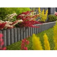 Kann Palisade 10er-Element 25 x 50 x 6 cm anthrazit - Robuste Gartenmauer - 10er-Set Mauersteine in anthrazit, ideal für kreative Gartenprojekte. Langlebig und stabil für eine ansprechende Gestaltung.
