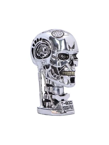Nemesis Now - T-800 Terminator Light Up Figurine - Sammlerstück der T-800 Figur mit LED-Augen, 21 cm groß. Ideal für Sci-Fi-Fans und als Blickfang für jede Sammlung. Offiziell lizenziert und hochwertig verpackt.