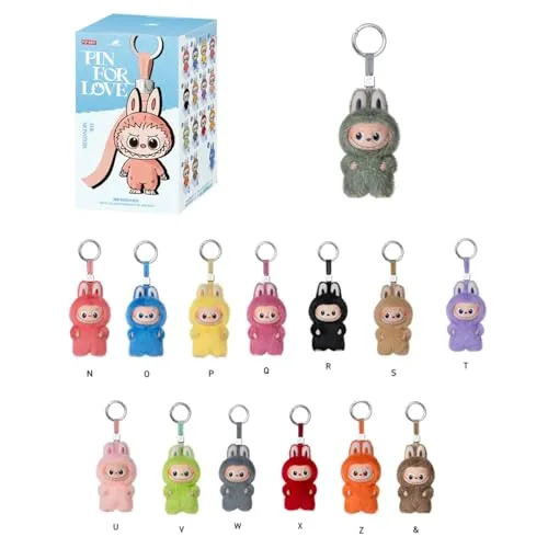 POP MART LABUBU The Monsters Pin for Love Series Blind Box (N-Z) - Exklusive Action-Figur aus der Monster-Serie, Höhe: 10,5 cm, aus hochwertigem Vinyl. Ideal für Sammler und Fans, original lizenziert und neu verpackt.