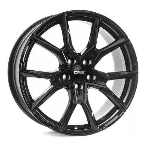 CMS C33 8x19 5/112 ET45 Complete Black Gloss Felgen - Elegante 19 Zoll Alufelgen in glänzendem Schwarz, ideal für sportliche Fahrzeuge. Maximale Traglast von 690 kg für hohe Stabilität.