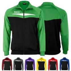 OMKA Optima Herren Trainingsjacke – Sportjacke in Grün - Hochwertige OMKA Optima Trainingsjacke aus 100% Micropolyester, mit Fleece-Innenfutter für angenehmen Tragekomfort. Ideal für Sport und Freizeit, atmungsaktiv und stylisch.