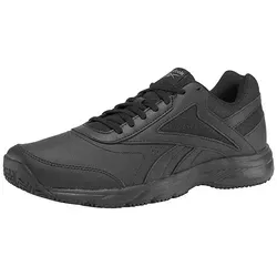 REEBOK WORK N CUSHION 4.0 Walkingschuh, Gr. 38,5, schwarz - Laufschuhe für Frauen mit Leder- und Synthetik-Obermaterial, ideal für lange Steh- und Gehzeiten mit luftig-leichter Dämpfung und rutschhemmender Außensohle für sicheren Halt.