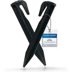 Genisys Haken kompatibel mit PARKSIDE PMRA Smart PMRDA 20 V Nägel Mähroboter Kabel Befestigungs Heringe Erdanker - verstärkter HQ ABS, Stück: 400