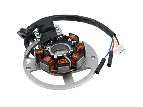 Lichtmaschinen Stator 3-polig für Adly/Herchee AGM Aiyumo ATU Baotian Benelli Benzhou China Scooter CPI Ecobike Generic Giantco Jiajue Jonway Keeway Kreidler Lifan Longbo Longjia Malaguti Motowell