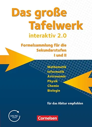 Das große Tafelwerk interaktiv 2.0: Schulbuch (Das große Tafelwerk interaktiv 2.0, Allgemeine Ausgabe (außer Niedersachsen und Bayern))