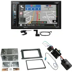 Pioneer AVIC-Z730DAB USB Navigation für Porsche Cayenne - Vollständiges Einbauset mit Pioneer AVIC-Z730DAB, DAB Antenne und allen erforderlichen Zubehörteilen. Genießen Sie kabelloses Apple CarPlay und digitales Radio in bester Qualität.