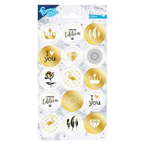 Totum Aufkleberbogen Gold (47128560)