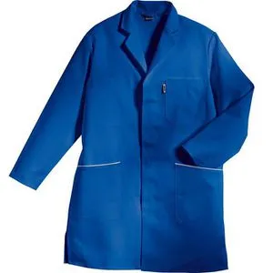 Uvex Arbeitskittel 414 Herren - Blau, Größe 40/42 - Robuster Arbeitskittel mit langen Ärmeln, ideal für Herren. Strapazierfähig durch Doppelnähte, mit praktischen Taschen und Seitenschlitzen für mehr Bewegungsfreiheit.