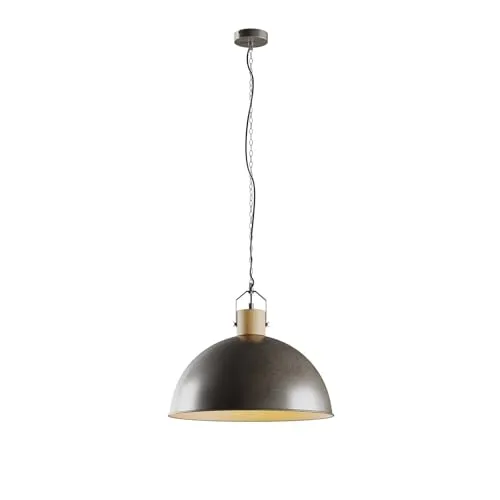 Lindby Pendelleuchte Holgar - Vintage Hängelampe in Grün aus Metall - Hängeleuchte im Vintage-Design, ideal für eine gemütliche Atmosphäre in Wohn- und Essräumen. Hochwertige Verarbeitung für stilvolle Akzente in jedem Raum.