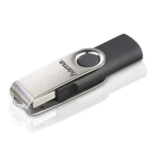 Hama USB-Stick FlashPen Rotate 128GB USB 2.0 - Praktischer USB-Stick mit 128GB Speicher, drehbarem Design und einfacher Handhabung – ideal für den täglichen Datentransfer und die sichere Speicherung.
