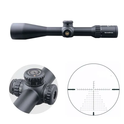 Vector Optics SCFF-30 Continental x6 Zielfernrohr 5-30x56 FFP für Jagd und Sport - Hochwertiges Zielfernrohr mit 30-facher Vergrößerung, beleuchtetem Fadenkreuz und witterungsfestem Gehäuse. Ideal für präzises Zielen beim Schießen, Airsoft und Jagd.