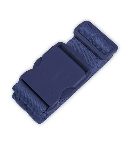 Hauptstadtkoffer - Koffergurt, 5 cm x 190 cm, Besonders Auffällig & Sicher, Gepäckband, Luggage Strap für Koffer, Darkblue