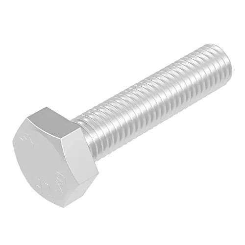 SECCARO Sechskantschraube M8 x 35 mm, Edelstahl V2A VA A2, DIN 933 / ISO 4017, Außensechskant, 20 Stück