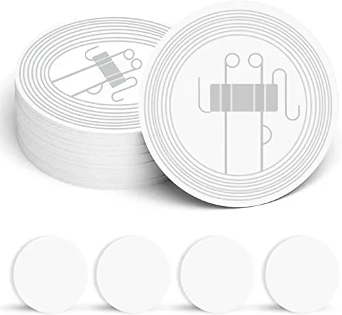 Stücke NFC Tag NTAG215 NFC karten Runde 25 mm NFC 215 karten,540 Byte NFC Chip Wiederbeschreibbar Leeres Weiß NFC 215 Karten,NFC Tag ios kompatibel mit NFC Enabled Phones and Devices 30