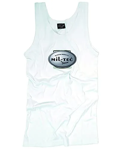 Mil-Tec Herren T-shirt-11006007 T Shirt, Weiß, L EU