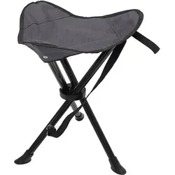 3-bein Hocker Campinghocker -mas1001-grau