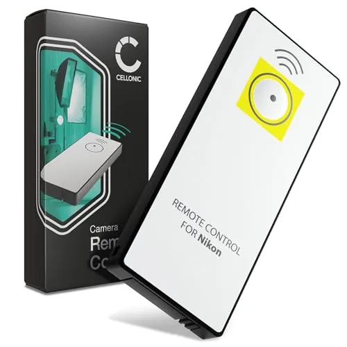 CELLONIC Fernauslöser kompatibel mit Nikon D5100, D5200, D5300, D3200, D800 Fernbedienung, Wireless Infrared Shutter Release