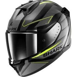 Shark D-Skwal 3 Sizler Glossy Kay Gr. XL 61/62 - Motorradhelm mit klarem Visier und Pinlock 70 Max Vision® für optimalen Sichtkomfort, kratzfest und beschlagfrei – ideal für sichere Fahrten.