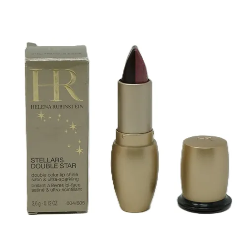 Helena Rubinstein Stellars Double Star Lippenstift 3,6g - Stay in/Stop out 604/605 - Eleganter Lippenstift für einen strahlenden Look, bietet intensive Farbe und langanhaltenden Glanz. Ideal für jeden Anlass.