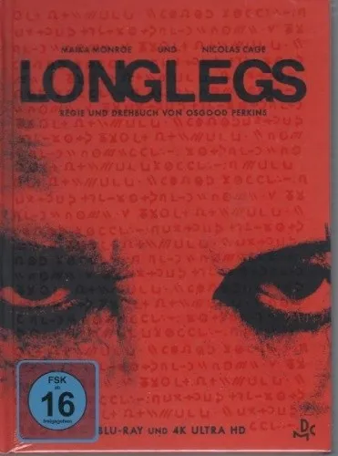 Longlegs - Mediabook (4K Ultra HD + Blu-ray) - Filme, beeindruckende Bildqualität in 4K und exklusive Mediabook-Edition für Sammler