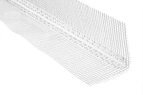 LEMAL Putzschienen PT10 - PVC Kunststoff weiß, 30 Meter Armierungsgewebe - Hochwertige Putzschienen PT10 (15 Stück) aus robustem PVC mit Glasfaser-Gewebe. Ideal für saubere Ecken und zuverlässigen Halt im Trockenbau. Einfache Montage und vielseitig einsetzbar im Innen- und Außenbereich.