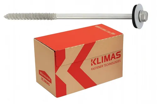 Klimas Selbstbohrschrauben für Sandwichpaneele - Professionelle Selbstbohrschrauben für sichere Befestigung von Sandwichpaneelen auf Beton- und Holzkonstruktionen. Mit EPDM-Dichtscheibe für zuverlässigen Korrosionsschutz und einfache Montage.