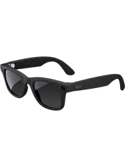 Ray-Ban Meta Wayfarer – Matt Schwarz Large, polarisiert Graphitgrau - Sportbrille mit innovativer AI-Technologie, integrierter HD-Kamera und Open-Ear-Audio für ein einzigartiges Erlebnis – ideal für aktive Menschen, die keinen Moment verpassen möchten.