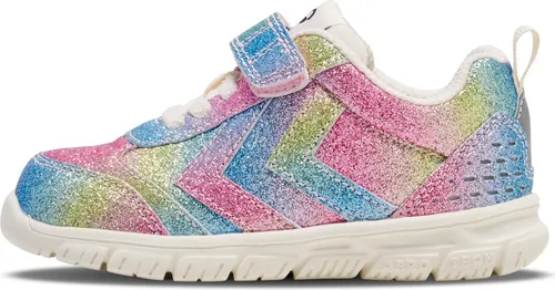 hummel Crosslite Glitter Infant Sneaker Weiß 22 EU - Stylische Sneaker für Kleinkinder in Größe 22, leicht und bequem für den Alltag – ideal für kleine Entdecker!