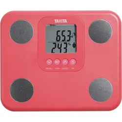 Tanita Analysewaage BC 730 - Pink - Personenwaage mit Körperanalyse-Funktion, kompakt und leicht, ideal für Fitness unterwegs in stilvollem Pink.