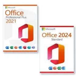 Microsoft Office 2024 Standard & 2021 Professional Plus Lizenz für 3 PCs - Umfassendes Büroanwendungspaket für optimale Produktivität auf 3 Geräten. Mit Word, Excel, PowerPoint und Outlook bestens ausgestattet für Home Office und Büro.