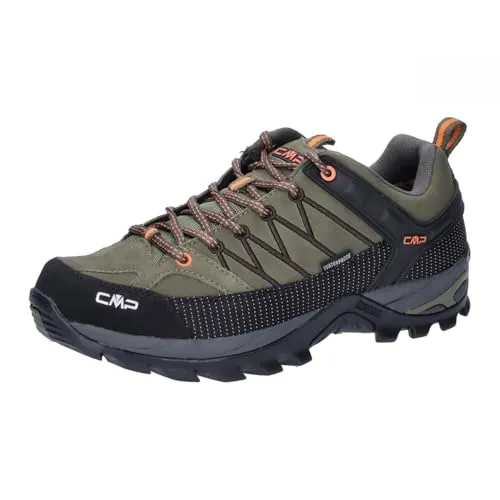 CMP Herren Rigel Low Trekking Shoes - Wasserfeste Kletterschuhe - Wanderschuhe mit wasserfester CLIMAPROTECT Membran, optimaler Stabilität durch TPU-Einsatz und komfortabler Ortholite Einlegesohle.