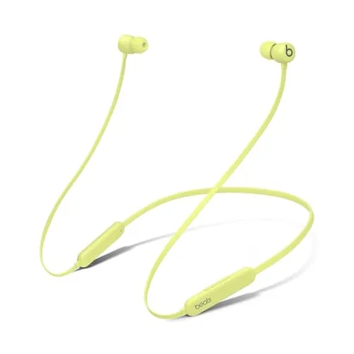 APPLE Beats Flex Gelb - Kabellose Bluetooth In-Ear Kopfhörer - Kopfhörer mit flexiblem Design, erstklassigem Klang und langer Akkulaufzeit für ununterbrochenen Musikgenuss.