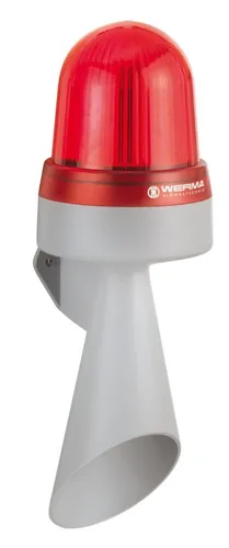 Werma LED-Hupe WM Dauerton 43410060 - Sonstige Signalgeber mit 108 dB Lautstärke, ideal für zuverlässige akustische und visuelle Signalisierung in verschiedenen Anwendungen.