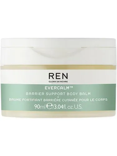 REN Clean Skincare Evercalm Barrier Support Body Balm 90 ml - Körperpflege mit intensiv nährendem Body Balm, ideal für empfindliche und trockene Haut. Beruhigt, spendet Feuchtigkeit und stärkt die Hautbarriere.